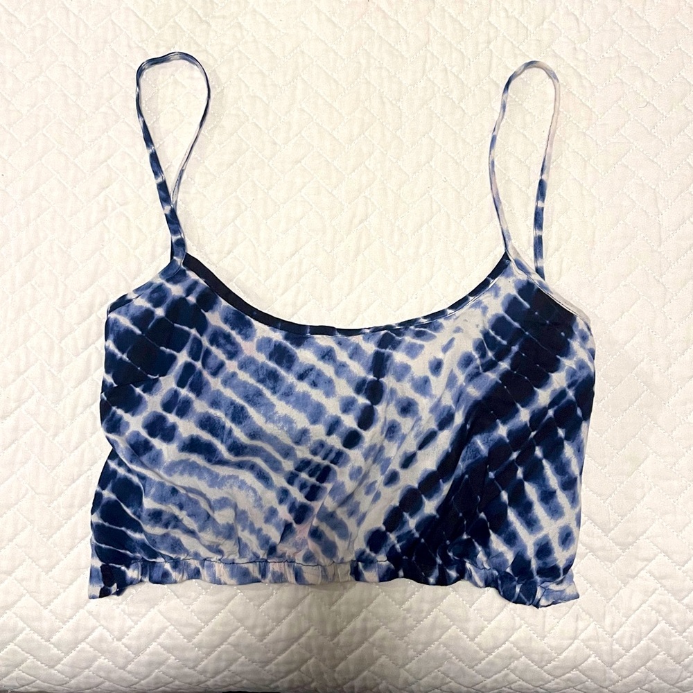 Blue Crop Top